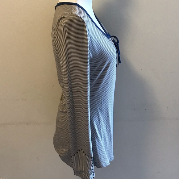 SeaGypsies Striped Lace Up Studded Tunic - Picture 4 of 5